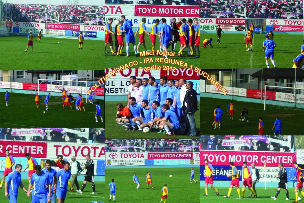 1.Meci Monaco Regiunea 1 București.